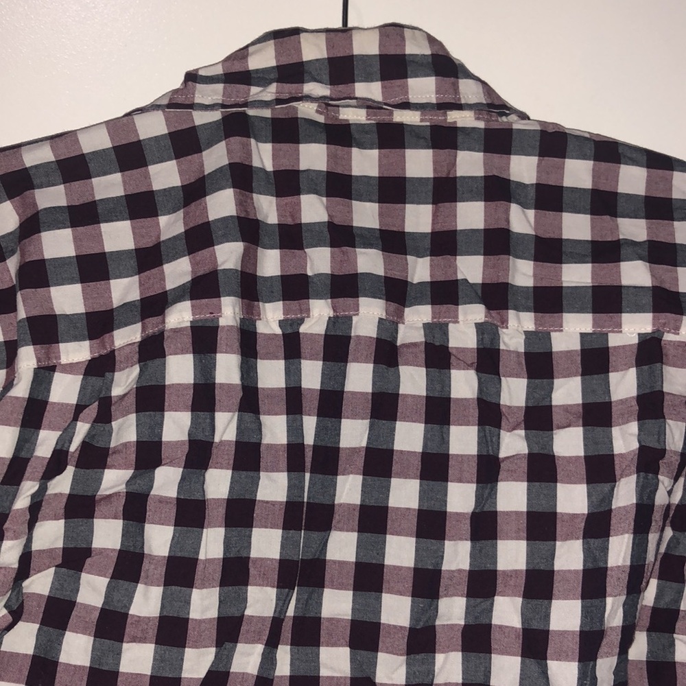 Aeo Checkered Button Down - image 6